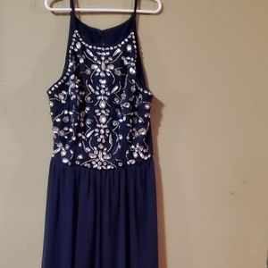 Blue Girls Semi Formal I.N. dress